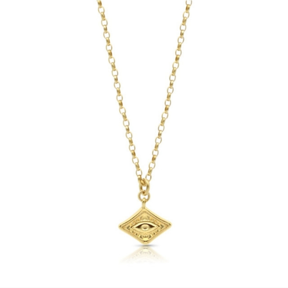 14K Gold-filled Evil Eye Necklace